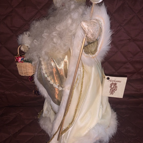 Nancy Beck 1998 Vintage Collectible Father Snow Doll; signed by Nancy Beck - Picture 5 of 8